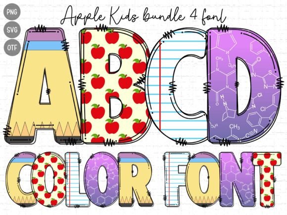 Apple Kids: A Playful Font for Authentic Designs
