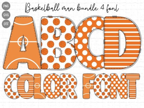 Basketball Man: A Creative Font for Sports Design