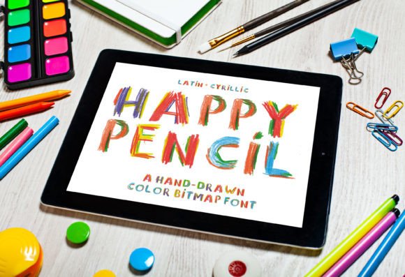 Bring Joy to Your Projects with the Happy Pencil Typeface