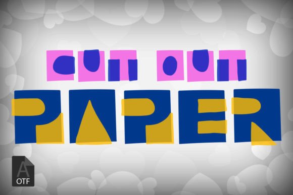 Cut out Paper: A Bold Typeface for Vibrant Projects