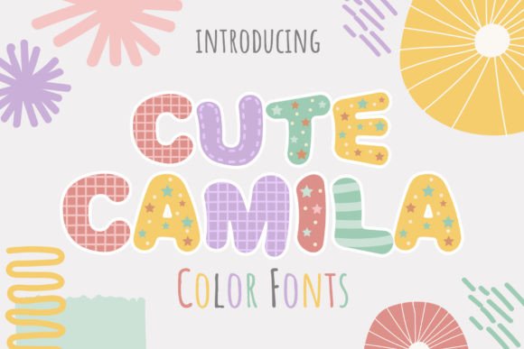 Designing with Heart: The Cute Camila Color Font