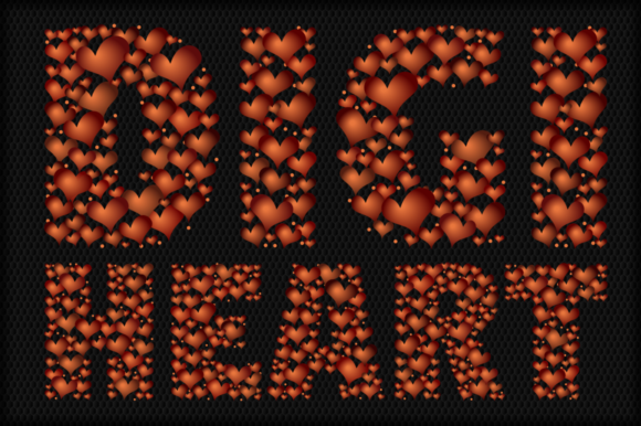 Digiheart: A Color Font for Modern Creators