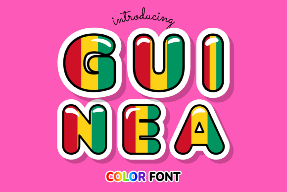 Guinea: A Color Font for Vibrant, Modern Design