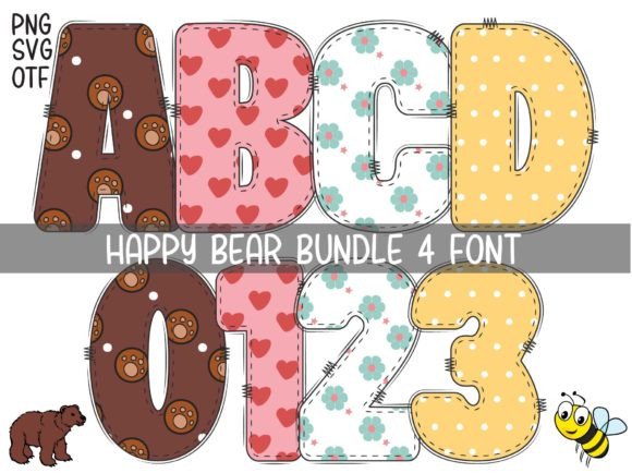 Happy Bear: A Creative Font with Character and Charm