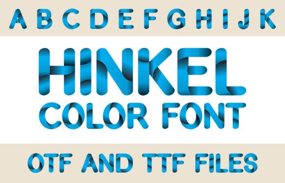 Hinkel: A Modern Gradient Font for Standout Design