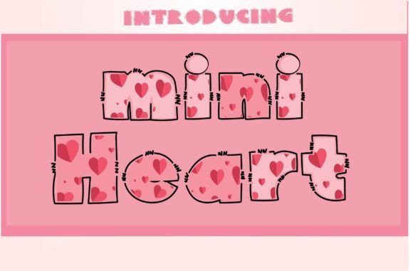 Mini Heart: A Font That Radiates Warmth and Connection