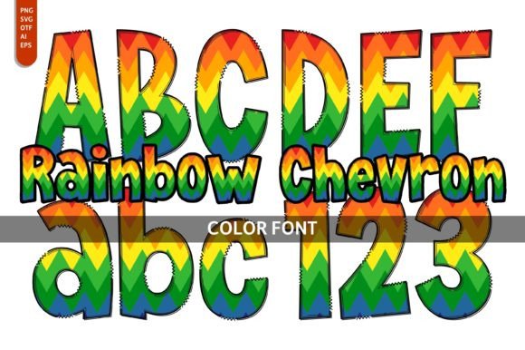 Rainbow Chevron: A Playful Pattern for Creative Projects