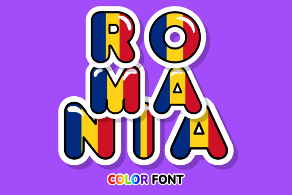 Romania: A Creative Font with National Pride