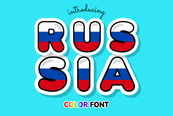 Russia: A Premium Display Font with Bold National Flair