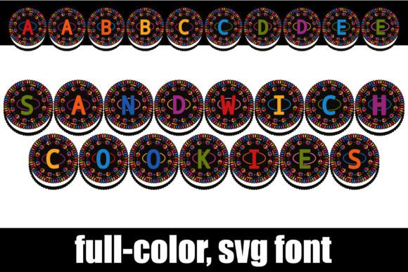 Sandwich Cookies: A Font That Tastes Like Childhood
