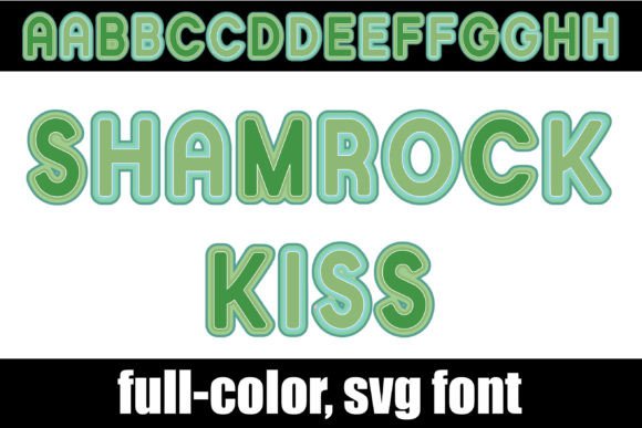 Shamrock Kiss: Fresh Typography for St. Patrick's Day