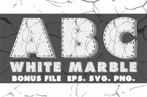 The White Marble Typeface: Elegance Carved in Stone